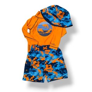 3T Toddler Boy Swim UV Skinz Set
